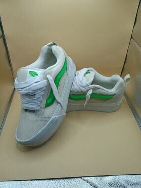 Vans Knu Stack Womens Size 8.5 Casual Platform Festival Sneakers Gray Green